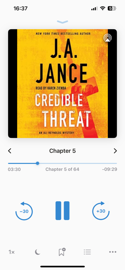 Audiobook ready to play