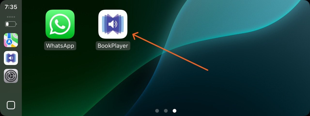 Open Book Player from CarPlay